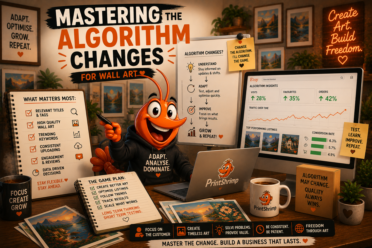 Etsy SEO Guide: Master the Algorithm Changes for Wall Art