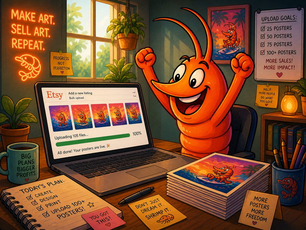 How to Bulk Upload Products to Etsy: List 500 Designs in 5 Minutes